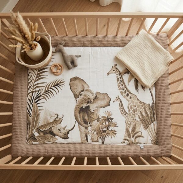 Boxkleed jungle vintage taupe
