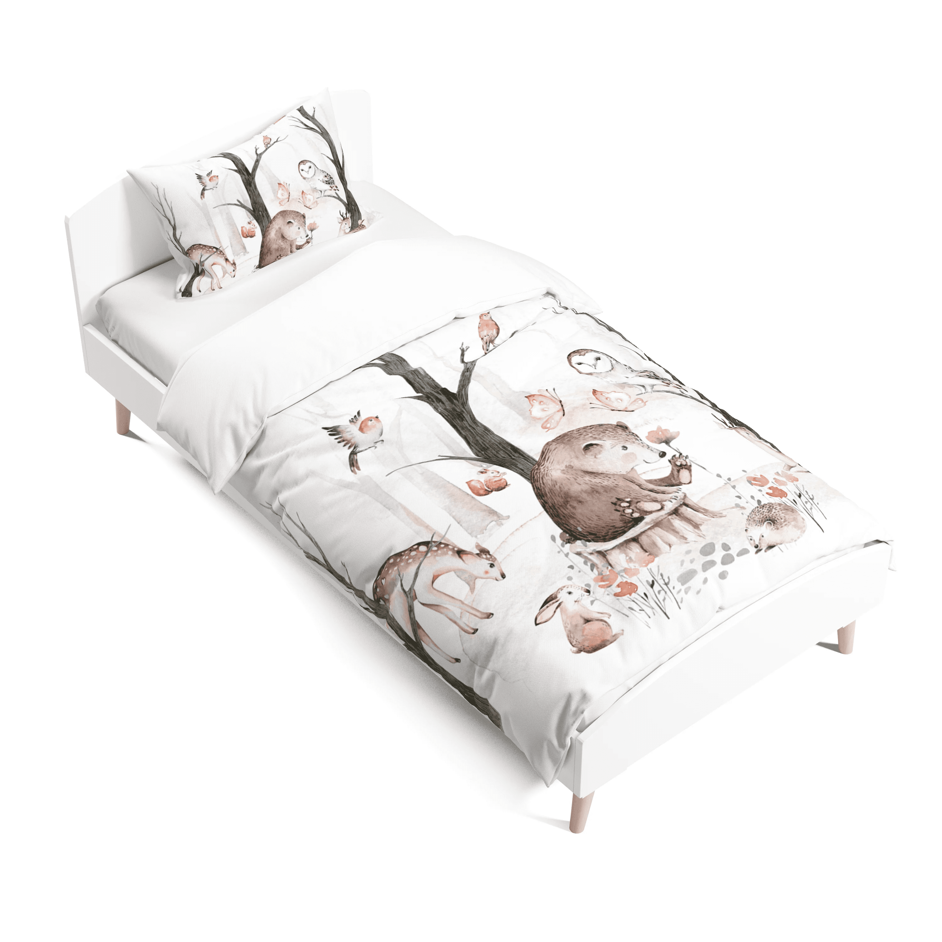 Dekbedovertrek Dieren in het bos