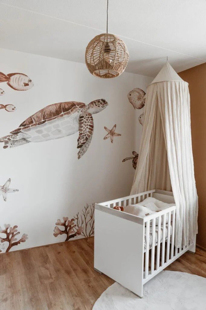 behang onderwater wereld schildpad