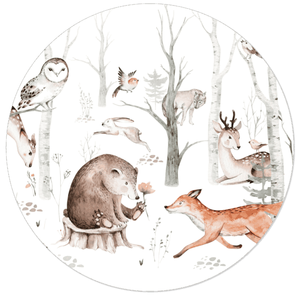 Muurcirkel Bosdieren