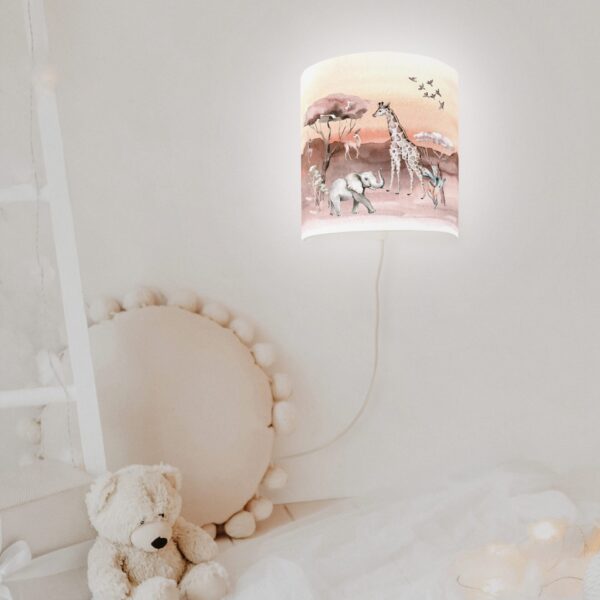 Wandlamp African olifant giraf